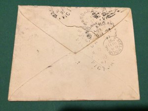 Australia Victoria Wangaratta  1897 stamps cover Ref 62225 