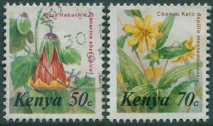 Kenya 1983 SG261-262 Flowers (2) FU