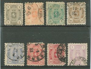 Finland #17-24 Used Single (Complete Set)