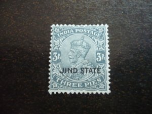 Stamps - Indian Convention State Jhind-Scott#108-Mint Hinged Part Set of 1 Stamp