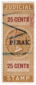 (I.B) Malaya States Revenue : Perak Judicial 25c