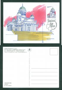 Aland. Finland Card 2010.  SF,2010 Helsingfors. Stamp:Aland,Europa,Helsingfors