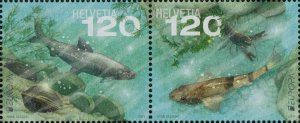 Switzerland 2024 MNH Stamps Scott 1963 Europa CEPT Marine Life Fish