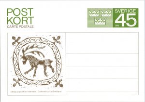 Sweden, Worldwide Government Postal Card