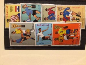 Paraguay Footballers mint never hinged stamps A9426