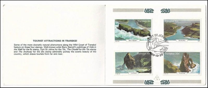 TRANSKEI - 1980 TOURISM - 4V - FOLDER - FDI