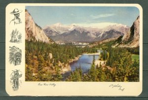 CANADA BOW VALLEY ROWED-GIBBONS POST CARD...SUPERB CONDITION