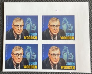 US #5833a MNH NDC Plate Block of 4 UR John Wooden (.68)  L47