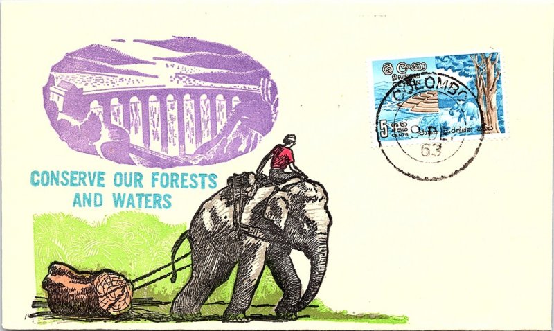 Ceylon, Worldwide First Day Cover