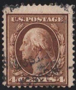 SC#377 4¢ Washington (1911) Used