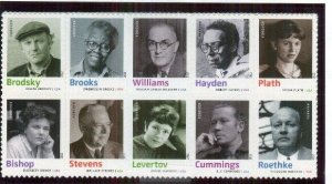 U.S. - 4654-63 - Poets - EXTRA FINE - Never Hinged