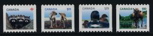 Canada 2506ii-9ii MNH Baby Animals, Caribou, Racoons, Loons, Moose