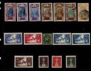 Guinea #Selection of 16 Mint & Used Issues