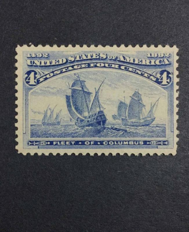 US #233 MINT OG H $55 LOT #9667