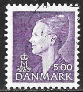 DENMARK 1990-98 5.00k Queen Margrethe II Portrait Issue Sc 903 VFU