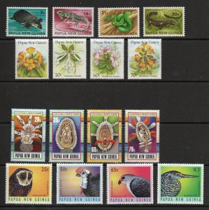 Papua New Guinea - Selection (16) MNH        /         Lot 0324186