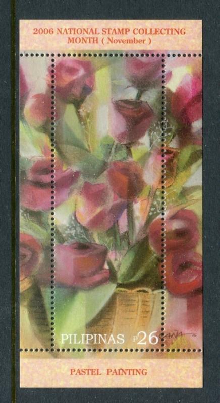 Philippines 3086-3087, MNH,  Flowers  2007. x27095