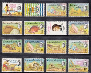 Cayman Islands Scott #331-345 MNH