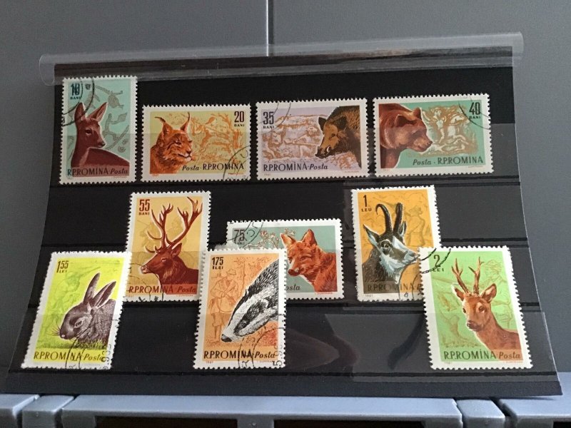 Romania 1961 Wild life  used Stamps  R23297