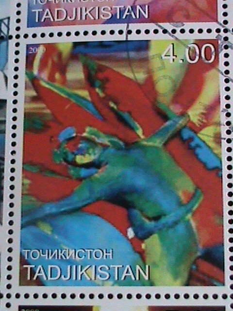 ​ Tajikistan  Stamp:2000-Sydney 2000 opening ceremony CTO full Stamp sheet