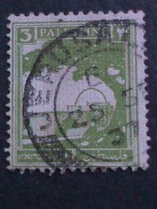 ​PALESTINE-1927- SC#64 RACHAEL'S TOMB-USED VF 96 YEARS OLD-FANCY CANCEL