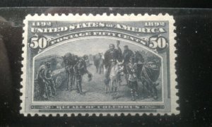 US #240 mint hinged e197.4634