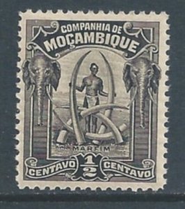 Mozambique Company #110 NH 1/2c Man & Ivory Tusks