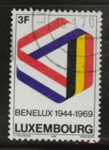 Luxembourg Scott 480 Used 1969 Mobius stamp