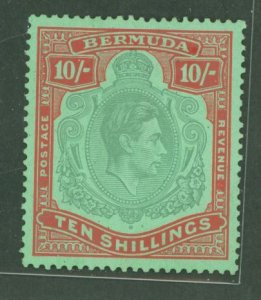 Bermuda #126a Unused Single
