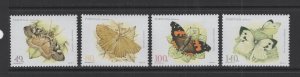 Portugal - Madeira  #191-94  (1997 Moths and Butterflies set) VFMNH CV $5.05