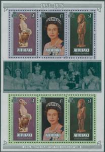 Aitutaki 1978 SG260 Coronation MS MNH