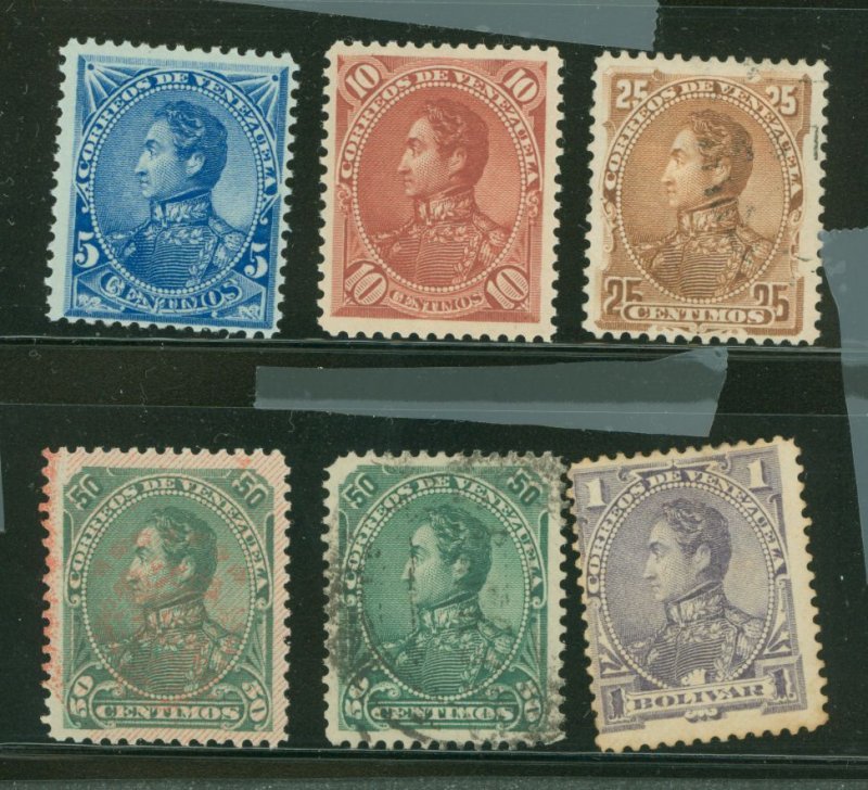 Venezuela #74-78 Used Single (Complete Set)