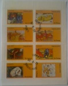 NAGALAND SHEET USED HORSES WILDLIFE ANIMALS FAUNA