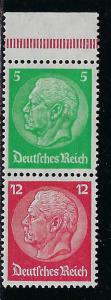 Germany Scott # 418, 422, mint hr, se-tenant, Mi # S106