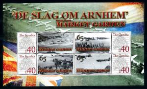 [76585] Gambia 2008 World War II Operation Market Garden Sheet MNH