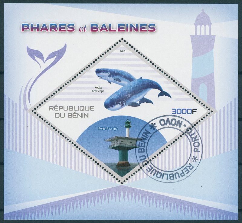 Whales & Lighthouses Stamps 2015 CTO Pygmy Sperm Whale Architecture 1v S/S