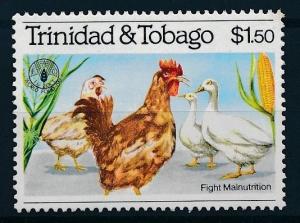 [64292] Trinidad and Tobago 1981 Birds Chicken Goose From Set MLH