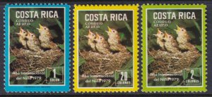 Costa Rica C747-C749 Birds MNH VF