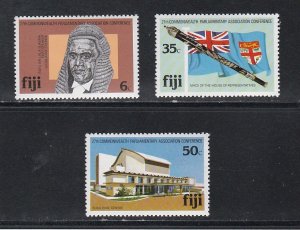 Fiji # 450-452, 27th Parliament Association Conference, Mint NH, 1/2 Cat.