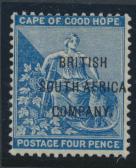 British South Africa Company / Rhodesia SG 62 SC#46 MH Cape of Good Hope see ...