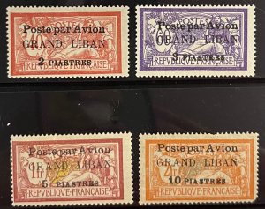 Lebanon, 1924, SC C1-C4, MLH Set