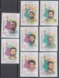 IRAN Sc #2798-2805 CPL SET of 8 MNH MARTYRS (READ TERRORISTS)