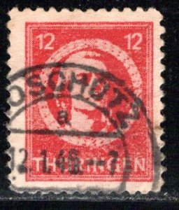 DDR under russian occupation Scott # 16N6, used, var color+paper, exp h/s