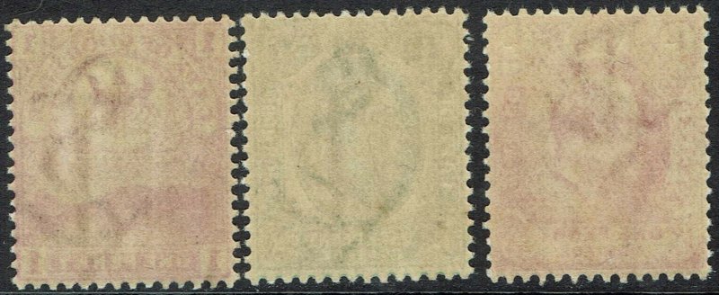 CAPE OF GOOD HOPE 1900 TABLE MOUNTAIN 1D AND 1902 KEVII 1/2D AND 1D MNH **