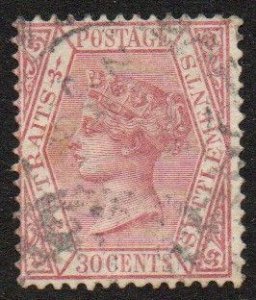 Straits Settlements Sc #55 Used