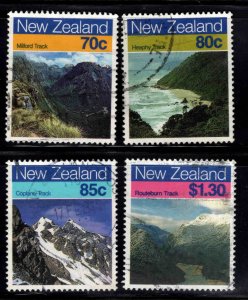 New Zealand Scott 903-906 Used Landscape stamp set,