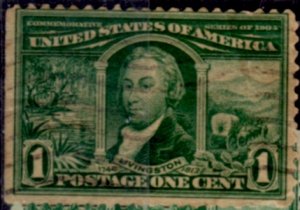 US Stamp #323 - Robert R. Livingston Louisiana Purchase Expo