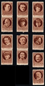 Vintage German Charity Poster Stamp 5 Pfennig Charity Amateur Flying Club