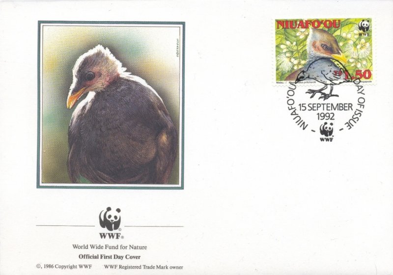 Niuafo'ou Scott #'s 152 - 155 FDC