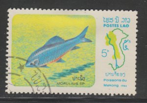 Laos 485 Mekong River Fish 1983
